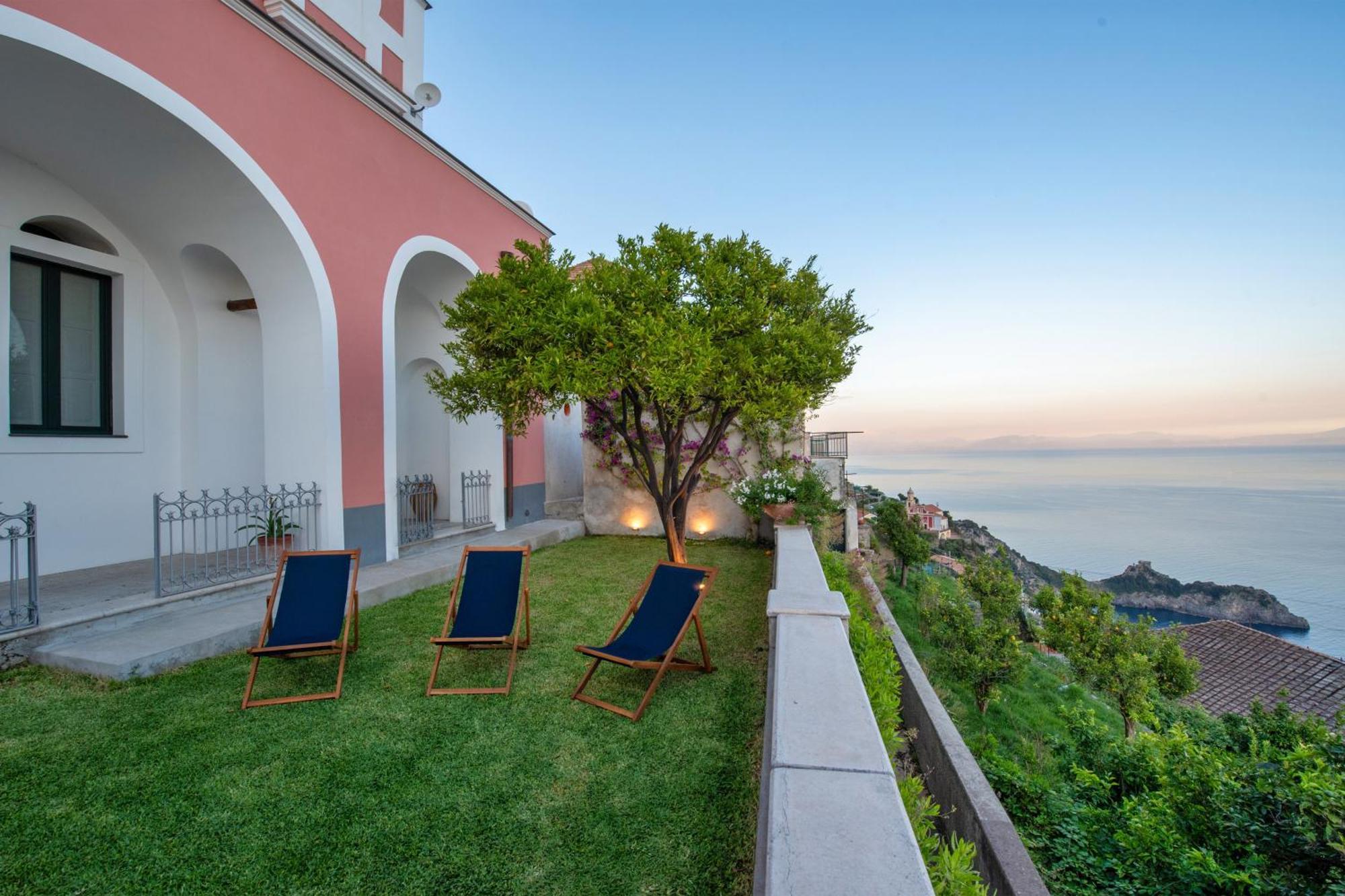 Villa Belvedere Amodeo - Terrace, Seaview, Wifi Conca dei Marini Exterior photo